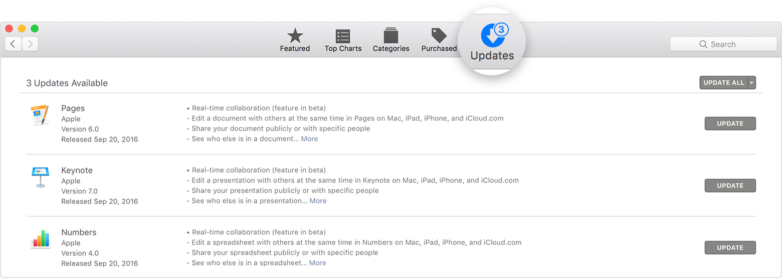 Manually update mac